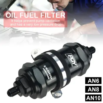 BLACK AN6 / AN8 / AN10 Outlet Filter Inline PQY Fuel Filter E85 Ethanol With 100 Micron Stainless steel element and PQY sticker
BLACK AN6 / AN8 / AN10 Outlet Filter Inline PQY Fuel Filter E85 Ethanol With 100 Micron Stainless steel element and PQY sticker