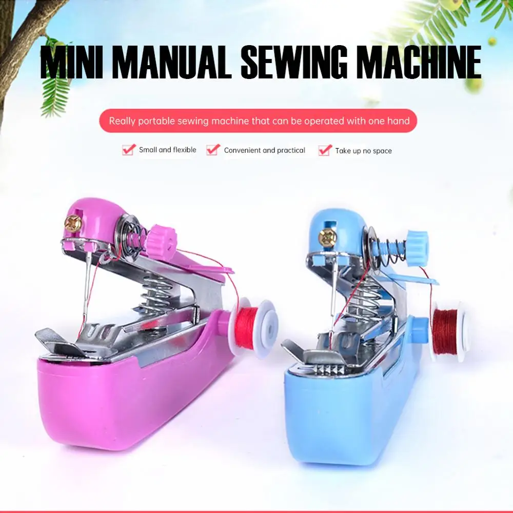 Manual Operation Portable Mini Sewing Machine Creative Simple Sewing Tools Home Travel Small Embroidery Random Color
Manual Operation Portable Mini Sewing Machine Creative Simple Sewing Tools Home Travel Small Embroidery Random Color
