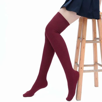 Women Stockings Casual Thigh High Over Knee Stockings Female 2020 New Female Solid Color Warm Over Knee Sockings 
Women Stockings Casual Thigh High Over Knee Stockings Female 2020 New Female Solid Color Warm Over Knee Sockings