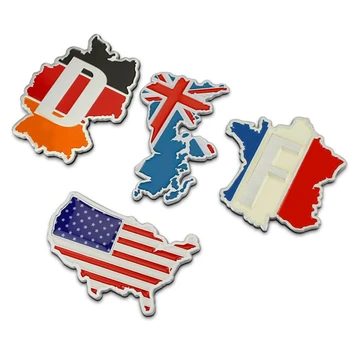 Noizzy Nation Flag Territory Car Emblem A-Alloy Germany France UK United States Land Motorcycle Accessories Tuning Car Styling
Noizzy Nation Flag Territory Car Emblem A-Alloy Germany France UK United States Land Motorcycle Accessories Tuning Car Styling