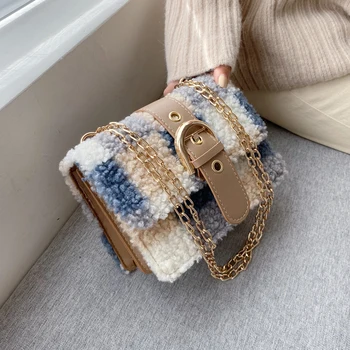 Elegant Female Square Crossbody Bag 2019 Winter New Quality Plush Women's Designer Handbag Lock Chain Shoulder Messenger Bag
Elegant Female Square Crossbody Bag 2019 Winter New Quality Plush Women's Designer Handbag Lock Chain Shoulder Messenger Bag