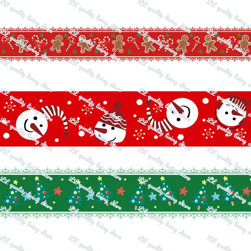 Custom 1"-3" hot transfer printed christmas grosgrain ribbon 50 yards for gift wrapping Wedding Decoration Hair Bows DIY 
Custom 1"-3" hot transfer printed christmas grosgrain ribbon 50 yards for gift wrapping Wedding Decoration Hair Bows DIY