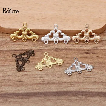 BoYuTe (100 Pieces/Lot) 17*25MM Metal Filigree Flower Connector Charms Diy Hand Made Accessories for Earrings Jewelry Making
BoYuTe (100 Pieces/Lot) 17*25MM Metal Filigree Flower Connector Charms Diy Hand Made Accessories for Earrings Jewelry Making