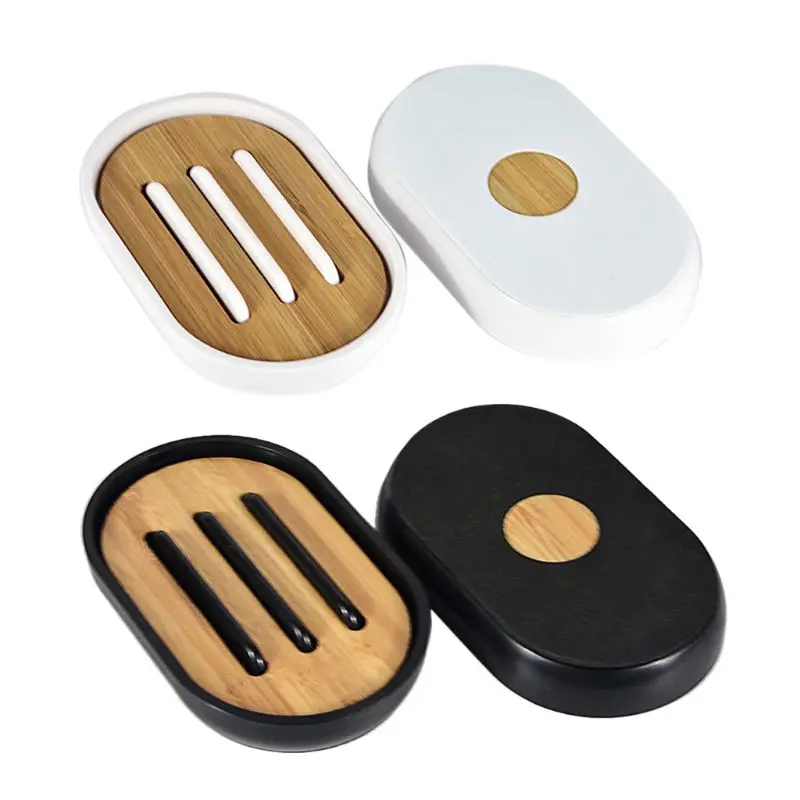 Bamboo Soap Dish Holder Bath Shower Plate Stand Storage Box Rack Case Container with Lid for Bathroom
Bamboo Soap Dish Holder Bath Shower Plate Stand Storage Box Rack Case Container with Lid for Bathroom