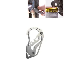 EDC Tool Outdoor Multi-eye Climbing Button Carabiner Multifunctional Stainless Steel Mini Keychain Camping Gadget Corkscrew
EDC Tool Outdoor Multi-eye Climbing Button Carabiner Multifunctional Stainless Steel Mini Keychain Camping Gadget Corkscrew