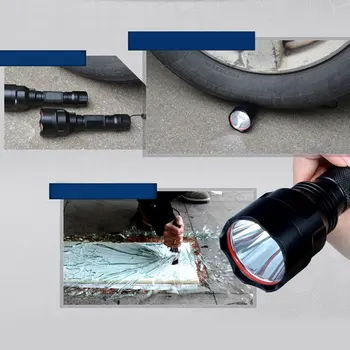 18650 Rechargeable Durable LED Flashlight Tactical Military Hiking Super Bright Cycling Emergent Lamp Outdoor Sporting Portable
18650 Rechargeable Durable LED Flashlight Tactical Military Hiking Super Bright Cycling Emergent Lamp Outdoor Sporting Portable