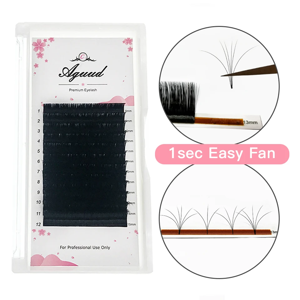 AGUUD 1S Self-Fanning Bloom Eyelash Extension Easy Fanning Volume Lashes Automatic Flowering eyelash extension Volume Cilia Lash
AGUUD 1S Self-Fanning Bloom Eyelash Extension Easy Fanning Volume Lashes Automatic Flowering eyelash extension Volume Cilia Lash