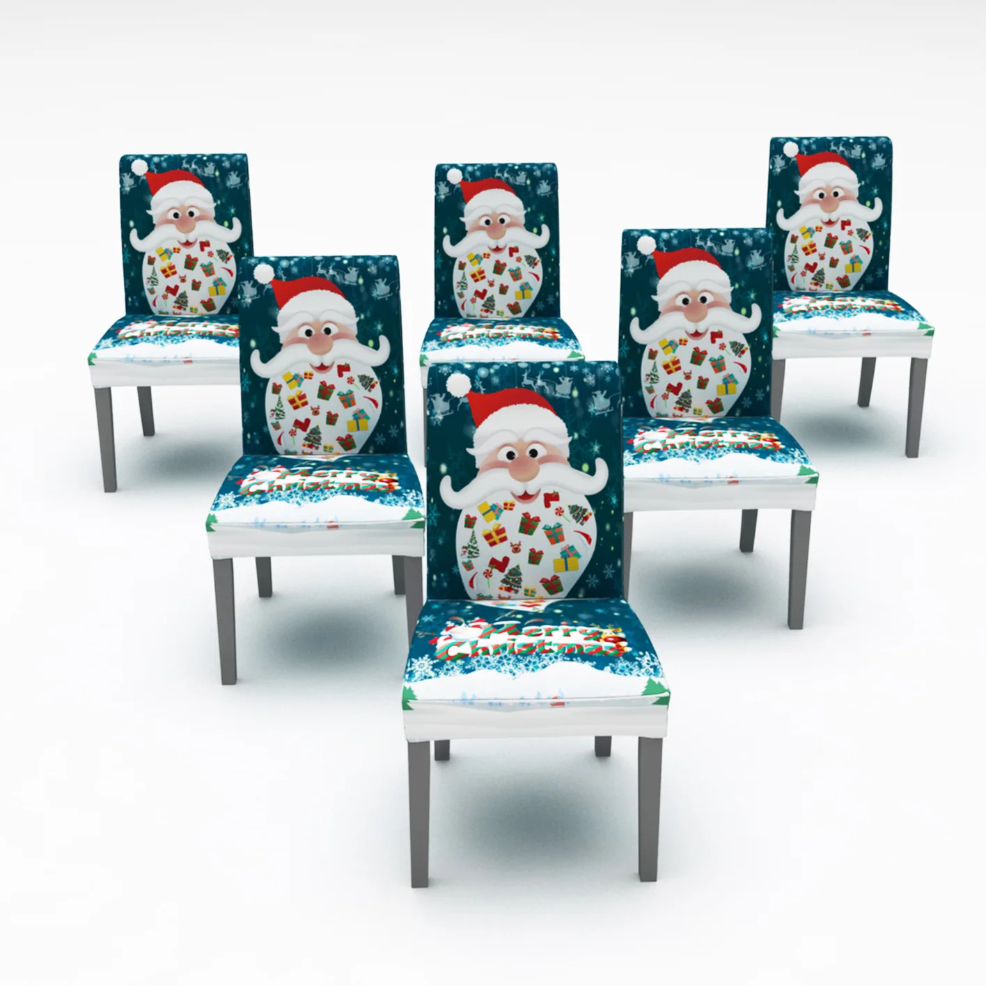 Universal Santa Claus Printed Chair Cover Christmas Hotel Household Anti-fouling Chair Cover Elastic Office Computer Seat Cover
Universal Santa Claus Printed Chair Cover Christmas Hotel Household Anti-fouling Chair Cover Elastic Office Computer Seat Cover
