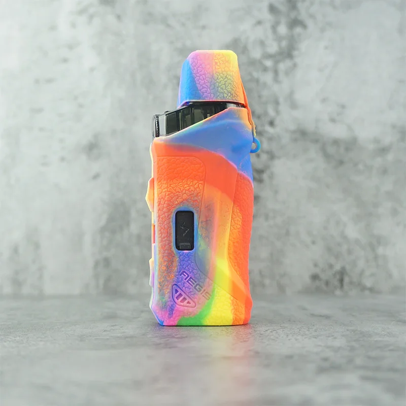 Защитный чехол для Geekvape Aegis Boost силиконовый с текстурой кожи и резиновым рукавом