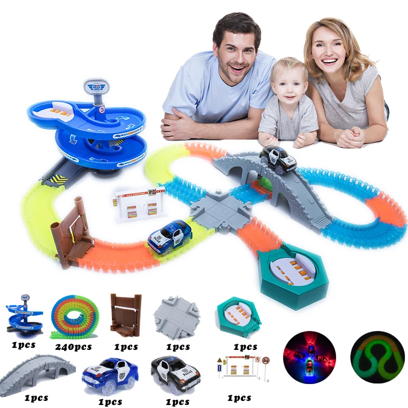2020 New Racing Magical Track Set Race Track with Car Assembly Flexible Glowing Tracks Vehicle Toys Children Kids Gifts
2020 New Racing Magical Track Set Race Track with Car Assembly Flexible Glowing Tracks Vehicle Toys Children Kids Gifts