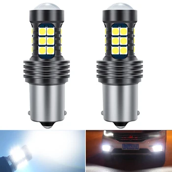 2x 1156 BA15S LED Bulbs P21W LED 27SMD 2835 DRL Daytime Running Light for Car Brake Reverse Light Turn Signal DRL Lamp 12v
2x 1156 BA15S LED Bulbs P21W LED 27SMD 2835 DRL Daytime Running Light for Car Brake Reverse Light Turn Signal DRL Lamp 12v