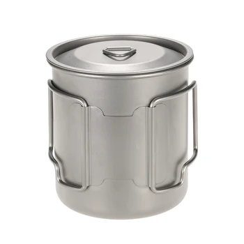 420ml Titanium Pot Water Mug Camping Picnic Water Cup Mug Heat-Resistant with Bag Camping Tableware Tool With Cover
420ml Titanium Pot Water Mug Camping Picnic Water Cup Mug Heat-Resistant with Bag Camping Tableware Tool With Cover