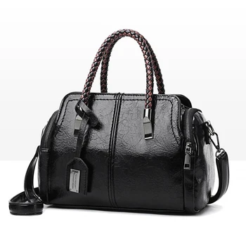 Vintage Women Luxury Handbags PU Leather Ladies Boston Shoulder Bag Quality Female Messenger Bag for Daily Travel Casual Totes
Vintage Women Luxury Handbags PU Leather Ladies Boston Shoulder Bag Quality Female Messenger Bag for Daily Travel Casual Totes