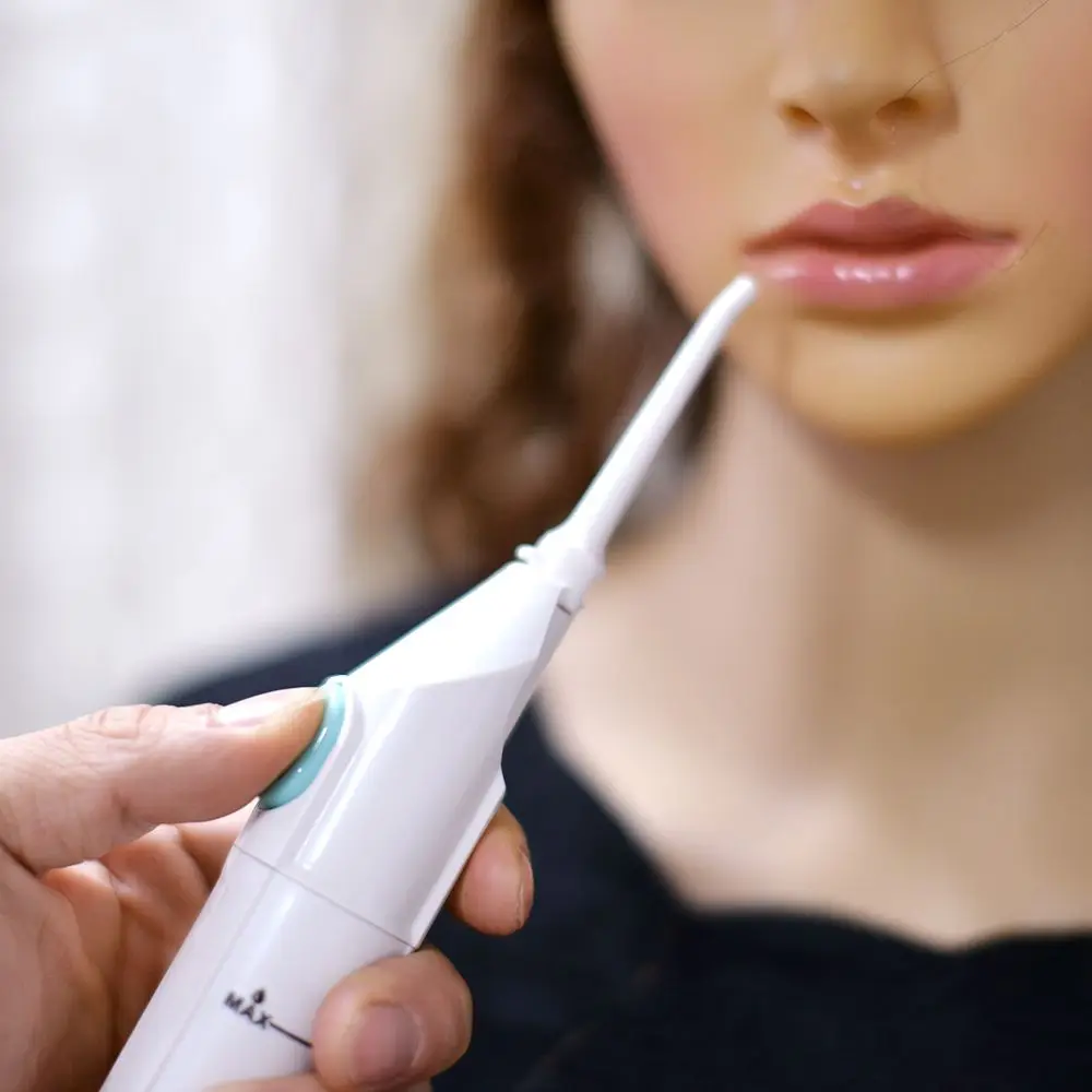 Dental Water Jet Floss Washing Device Aerodynamic Teeth Cleaning Teeth Cleaning Flusher Air Powered
Dental Water Jet Floss Washing Device Aerodynamic Teeth Cleaning Teeth Cleaning Flusher Air Powered