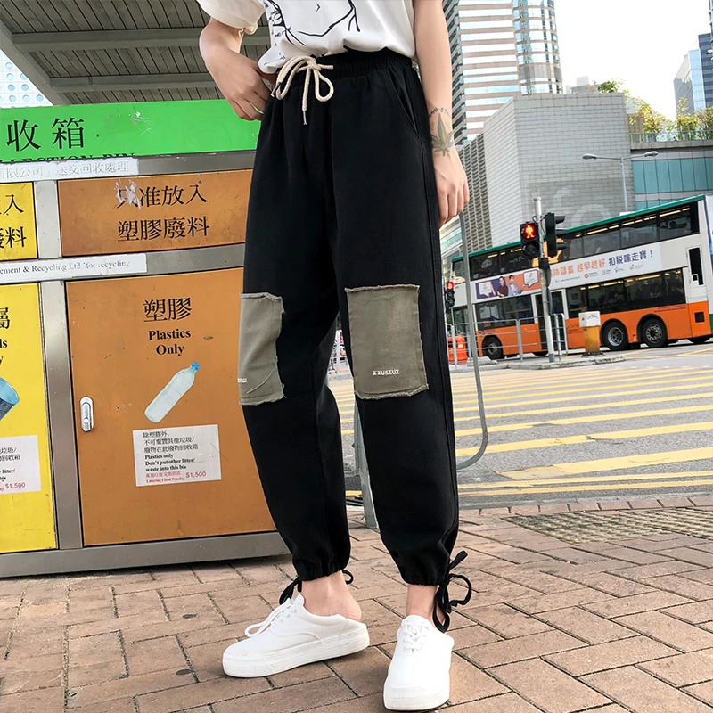 2020 new Cargo Pants Women Unisex Adjustable Patchwork Elastic High Waist All-match Street Style Couples Loose Plus Size
2020 new Cargo Pants Women Unisex Adjustable Patchwork Elastic High Waist All-match Street Style Couples Loose Plus Size