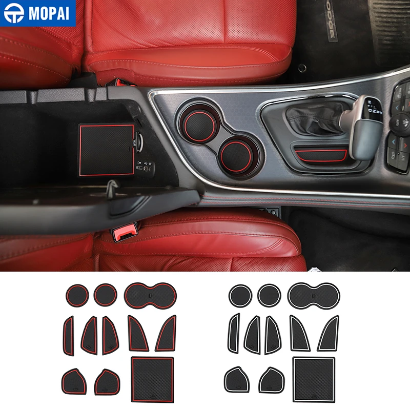 MOPAI Door Groove Mat for Dodge Challenger 2015+ Car Gate Slot Mat Cup Holder Pad Accessories for Dodge Challenger 2015+
MOPAI Door Groove Mat for Dodge Challenger 2015+ Car Gate Slot Mat Cup Holder Pad Accessories for Dodge Challenger 2015+
