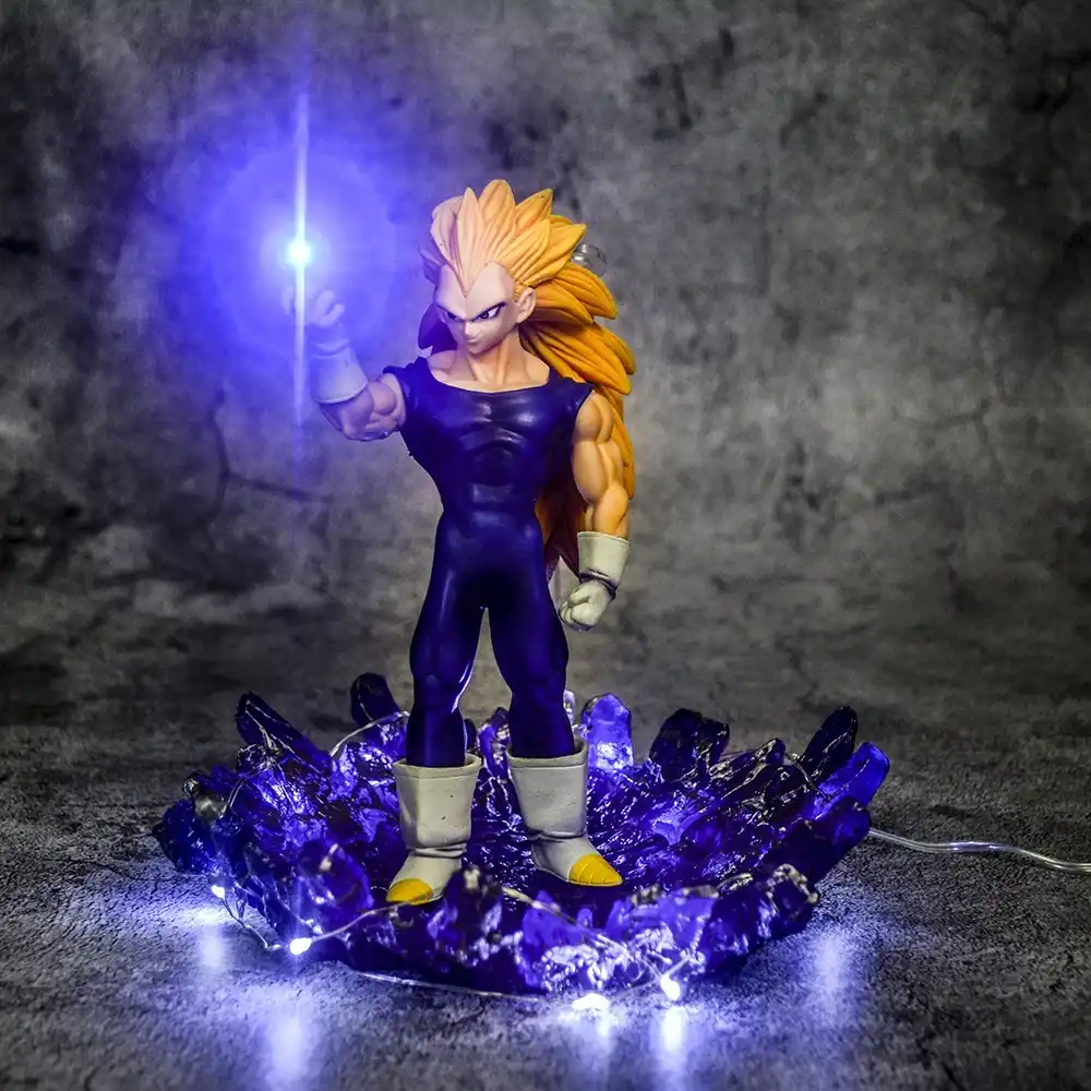 vegeta goku burst dragon ball z anime figure super saiyan pvc