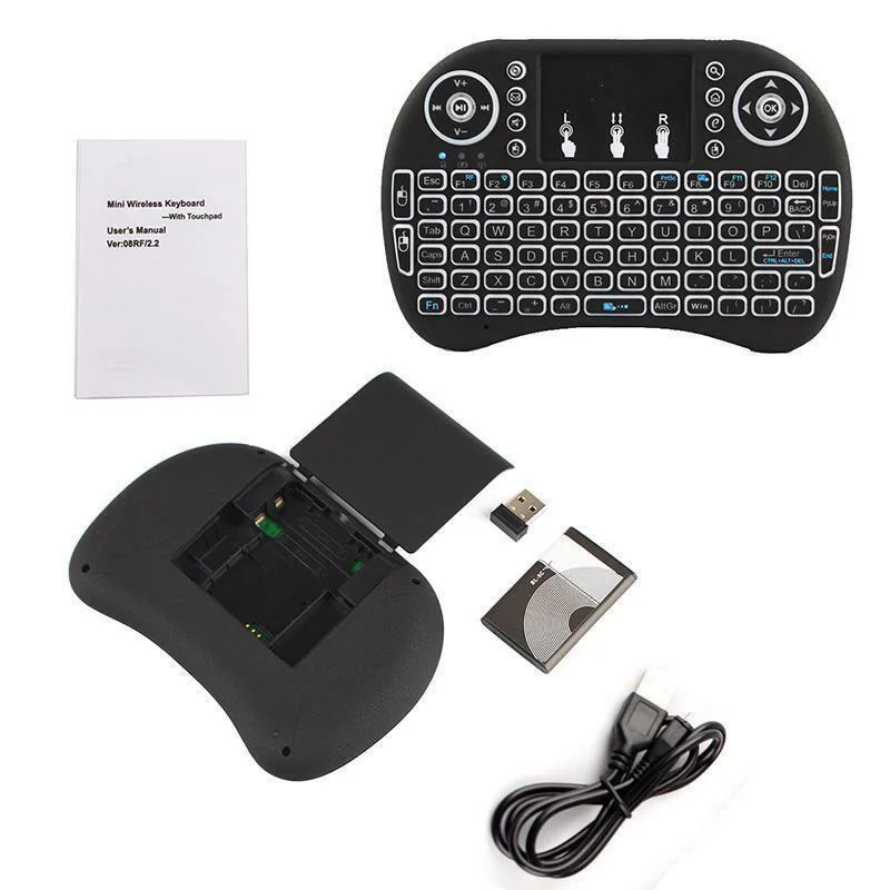 Small Size Wireless Keyboard LED Backlight Touchpad Rechargeable For Smart TV Set-top Box With Touchpad
Small Size Wireless Keyboard LED Backlight Touchpad Rechargeable For Smart TV Set-top Box With Touchpad