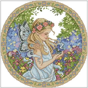 Little Butterfly Fairy patterns Counted Cross Stitch 11CT 14CT 18CT DIY Chinese Cross Stitch Kits Embroidery Needlework Sets
Little Butterfly Fairy patterns Counted Cross Stitch 11CT 14CT 18CT DIY Chinese Cross Stitch Kits Embroidery Needlework Sets