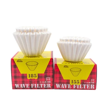 Japan Import Wave Filters Pack of 50 Sheets White Coffee Filter Paper 1-4 People Serving Paper Cake Cup Espresso Coffee Dripper
Japan Import Wave Filters Pack of 50 Sheets White Coffee Filter Paper 1-4 People Serving Paper Cake Cup Espresso Coffee Dripper