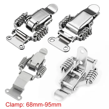 uxcell Stainless Steel Spring Loaded Toggle Latch Catch Clamp can be used on Toolboxes, Suitcase, Chests, Wood Cabinet, etc.
uxcell Stainless Steel Spring Loaded Toggle Latch Catch Clamp can be used on Toolboxes, Suitcase, Chests, Wood Cabinet, etc.