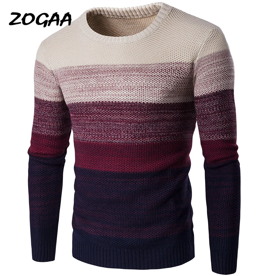 ZOGAA Winter Sweater Men 2020 Casual Knitted Soft Cotton O-Neck Sweaters Pullover Men's New Fashion Striped Sweater Coat Male 
ZOGAA Winter Sweater Men 2020 Casual Knitted Soft Cotton O-Neck Sweaters Pullover Men's New Fashion Striped Sweater Coat Male