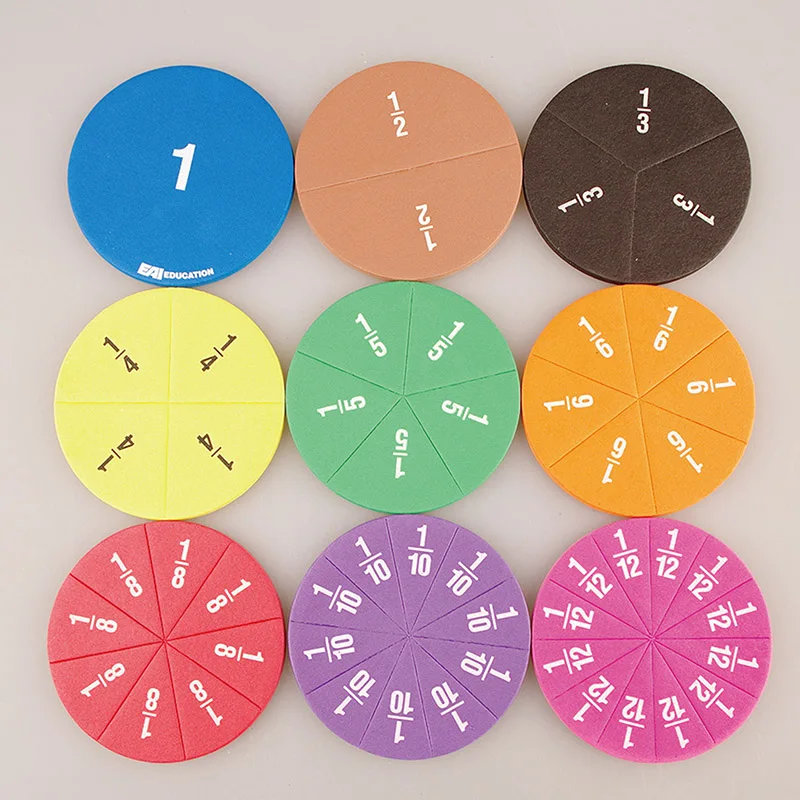 Fractions Instruments For Early Education Round Shape Mathematics Calculate Game Fractions Teaching Tools Students Gift Diam 9CM
Fractions Instruments For Early Education Round Shape Mathematics Calculate Game Fractions Teaching Tools Students Gift Diam 9CM