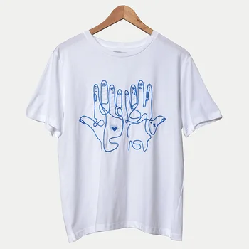 Women T-shirt 2020 Spring and Summer New Simple Round Neck Embroidery Short Sleeve T-shirt Women
Women T-shirt 2020 Spring and Summer New Simple Round Neck Embroidery Short Sleeve T-shirt Women