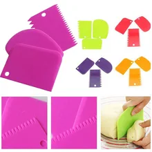Cake-Mold-Tools Scraper-Set Bakeware Cake-Decorating-Comb Diy-Cream Teeth-Edge Plastic