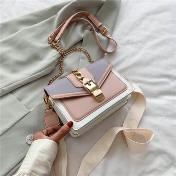 Contrast Color PU Leather Women Shoulder Bags Fashion New Girls Summer Travel Small Handbags Female Crossbody Bags Ladies
Contrast Color PU Leather Women Shoulder Bags Fashion New Girls Summer Travel Small Handbags Female Crossbody Bags Ladies
