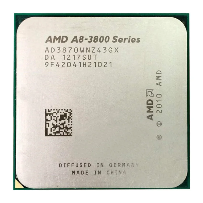 AMD APU A8-Series A8 3870 3870K CPU 3.0GHz 100W Socket FM1 Desktop Quad-Core Processor AD3870WNZ43GX | Компьютеры и офис