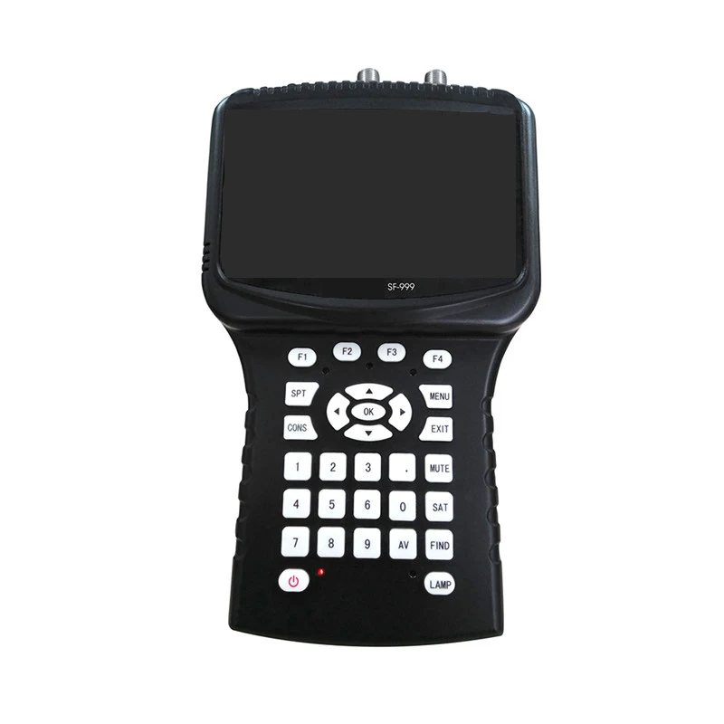 SF-999 Digital Satellite Finder HD Combo Signal Meter With 4.3 Inch LCD Screen Support DVB-S2 DVB-T2 DVB-C Spectrum Analyzer
SF-999 Digital Satellite Finder HD Combo Signal Meter With 4.3 Inch LCD Screen Support DVB-S2 DVB-T2 DVB-C Spectrum Analyzer