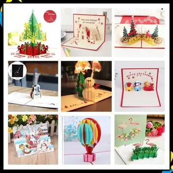 3D New Year Christmas Card pop up card festival Party Thanksgiving Card Christmas House Blessing Card Postcard Paper-cut gift
3D New Year Christmas Card pop up card festival Party Thanksgiving Card Christmas House Blessing Card Postcard Paper-cut gift