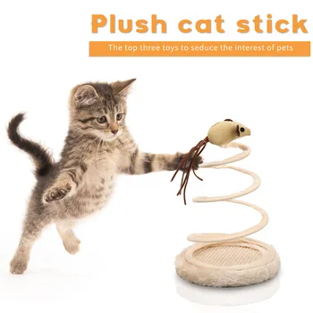 Spring Teaser Rod Cat Animal Interactive Playing Wand Puzzle Toys Pet Supplies Household Animal Cats Ornaments
Spring Teaser Rod Cat Animal Interactive Playing Wand Puzzle Toys Pet Supplies Household Animal Cats Ornaments