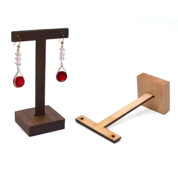 Wooden Necklace Showcase T Rack Sturdy Wood Props Earrings Showing Stand, a Great Gift for Jewelry Business Friends or Yourself
Wooden Necklace Showcase T Rack Sturdy Wood Props Earrings Showing Stand, a Great Gift for Jewelry Business Friends or Yourself