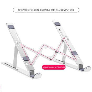 Laptop Stand for MacBook Pro Notebook Stand Foldable Aluminium Alloy Tablet Stand Bracket Laptop Holder for Notebook
Laptop Stand for MacBook Pro Notebook Stand Foldable Aluminium Alloy Tablet Stand Bracket Laptop Holder for Notebook