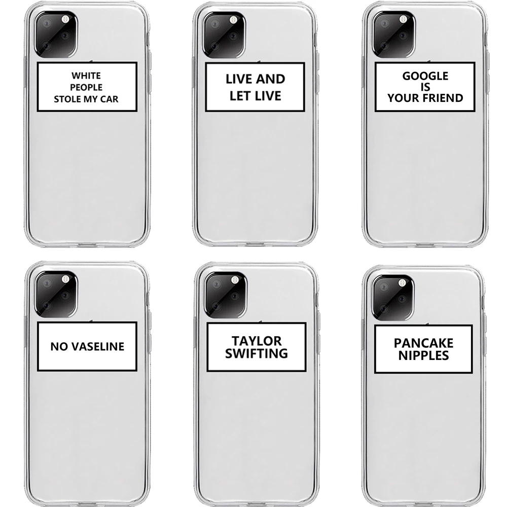 TPU Transparent Silicone Case For Apple iPhone 11 11Pro 7 8 X XR XS Max Funny Quote Text Mona Soft Back Cover For iPhone 8 Plus
TPU Transparent Silicone Case For Apple iPhone 11 11Pro 7 8 X XR XS Max Funny Quote Text Mona Soft Back Cover For iPhone 8 Plus