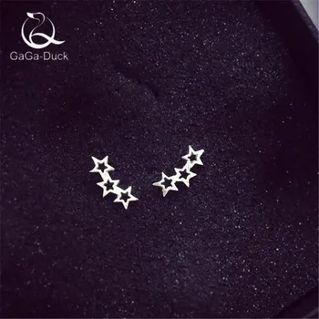 New Fashion Jewelry Exquisite Simple 925 Sterling Silver Hollow Stars Personality Women Stud Earrings E147
New Fashion Jewelry Exquisite Simple 925 Sterling Silver Hollow Stars Personality Women Stud Earrings E147