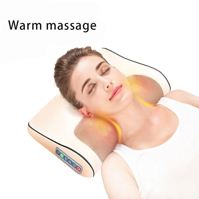 Massage Pillow Shiatsu Heating Shoulder Back Body Multi Function Device Cervical Healthy for Home and Car
Massage Pillow Shiatsu Heating Shoulder Back Body Multi Function Device Cervical Healthy for Home and Car