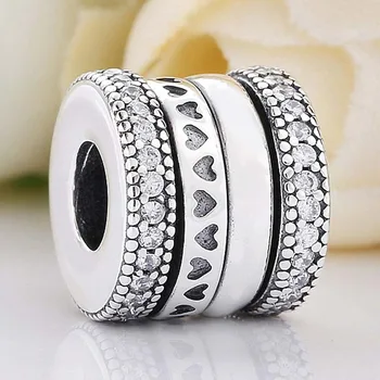 Original Spinning Hearts Of Logo With Two Rows Crystal Beads Fit 925 Sterling Silver Charm Bracelet Bangle Diy Jewelry
Original Spinning Hearts Of Logo With Two Rows Crystal Beads Fit 925 Sterling Silver Charm Bracelet Bangle Diy Jewelry