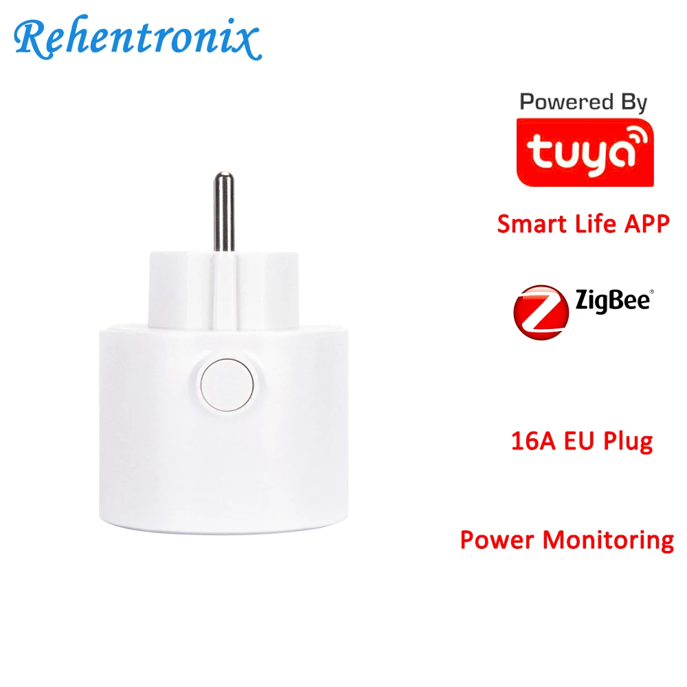 16A Electricity Metering EU CountDown Timer Tuya Smart APP Remote Control ZigBee Plug Socket
16A Electricity Metering EU CountDown Timer Tuya Smart APP Remote Control ZigBee Plug Socket