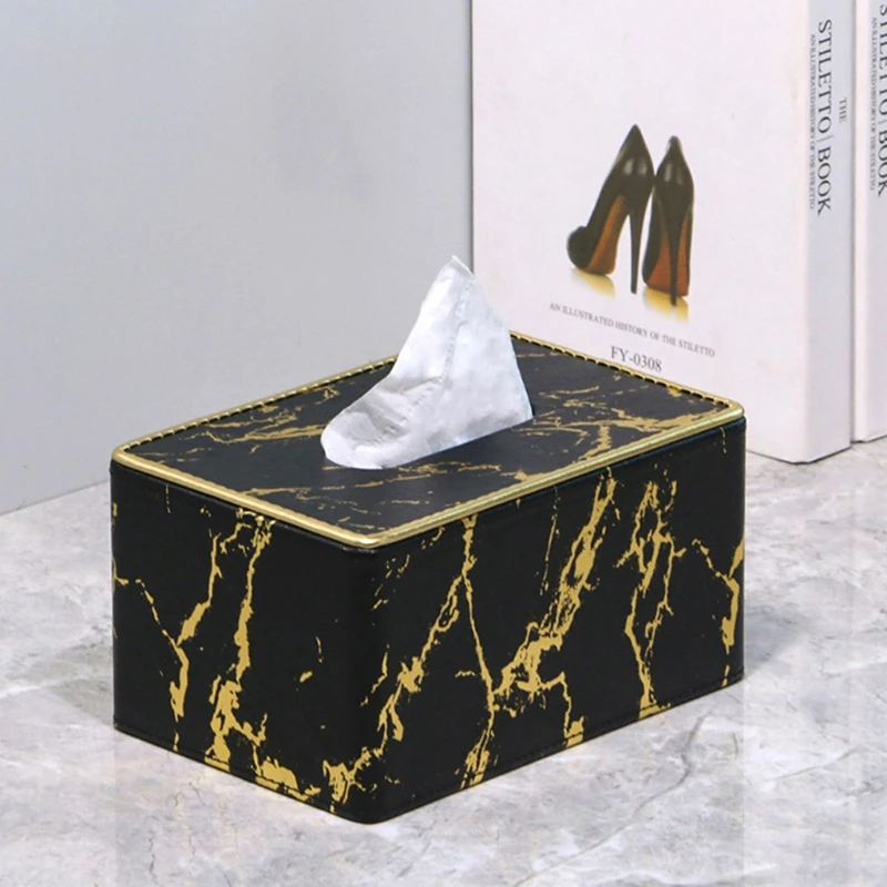 Leather Marble Tissue Box Desktop Paper Towel Holder Napkin Storage Container Home Office Decoration
Leather Marble Tissue Box Desktop Paper Towel Holder Napkin Storage Container Home Office Decoration