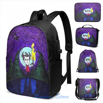 Funny Graphic print Dont Starve USB Charge Backpack men School bags Women bag Travel laptop bag 
Funny Graphic print Dont Starve USB Charge Backpack men School bags Women bag Travel laptop bag