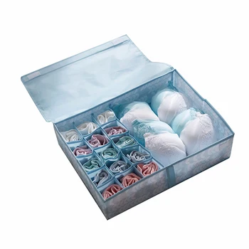 Fresh Multi-function Bra Underwear Storage Box Oxford Cloth Tie Socks Home Storage Box Foldable Organizer Drawer Wardrobe Boxs
Fresh Multi-function Bra Underwear Storage Box Oxford Cloth Tie Socks Home Storage Box Foldable Organizer Drawer Wardrobe Boxs