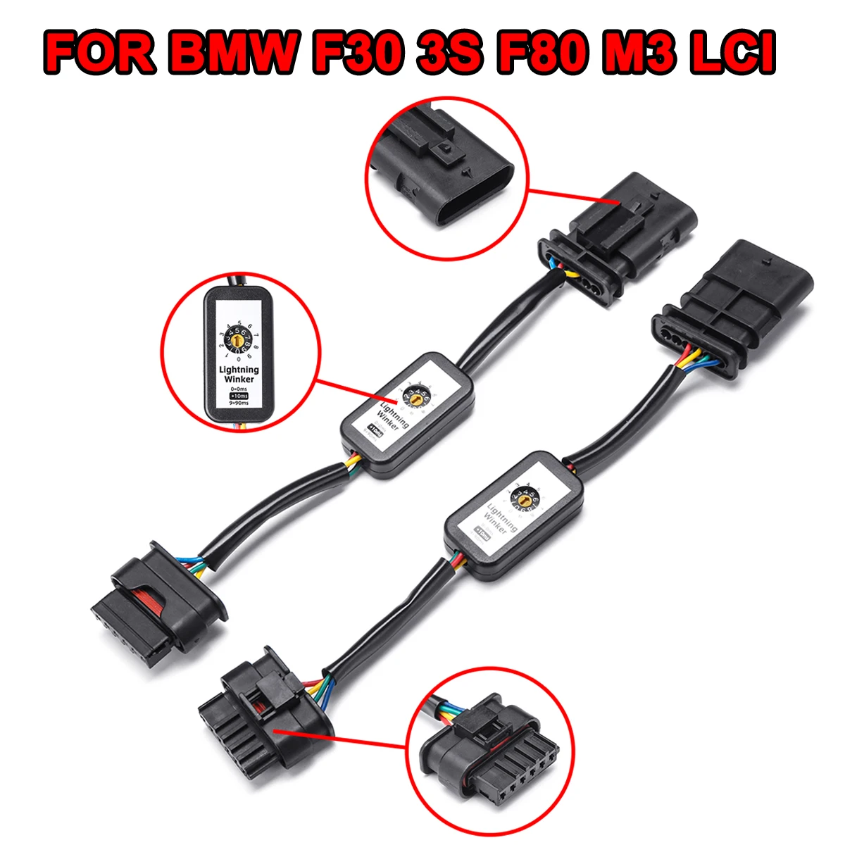 2pcs For BMW F30 3s F80 M3 LCI Left & Right Tail Light Dynamic Turn Signal Indicator LED Taillight Module Cable Wire Harness
2pcs For BMW F30 3s F80 M3 LCI Left & Right Tail Light Dynamic Turn Signal Indicator LED Taillight Module Cable Wire Harness