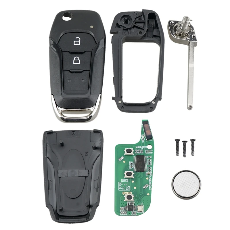 Car Smart Remote Key 2 Button 433Mhz Fit for Ford Ranger F150 2015 2016 2017 2018 Id49 Pcf7945P Eb3T-15K601-Ba
Car Smart Remote Key 2 Button 433Mhz Fit for Ford Ranger F150 2015 2016 2017 2018 Id49 Pcf7945P Eb3T-15K601-Ba
