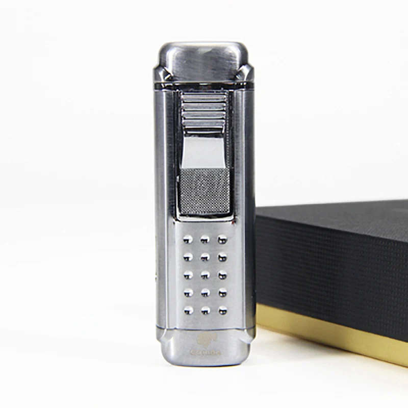 4 Red Flame Jet Torch Lighters Refillable Windproof Gas Cigarette Lighter With Cigar Cutter Punch COHIBA Metal Cigar Lighter
4 Red Flame Jet Torch Lighters Refillable Windproof Gas Cigarette Lighter With Cigar Cutter Punch COHIBA Metal Cigar Lighter