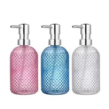 3Pcs 400ML Glass Hand Washing Bottle Press Type Empty Shampoo Bottle (Raindrop) 
3Pcs 400ML Glass Hand Washing Bottle Press Type Empty Shampoo Bottle (Raindrop)