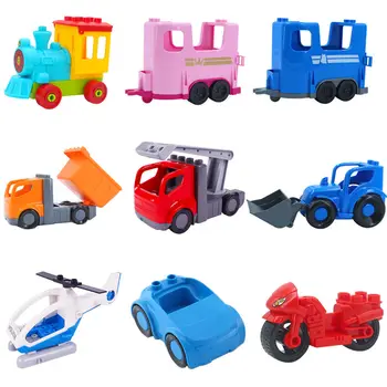 Motorcycle Car Model Vehicle Set Transport Bricks Big Particles Building Block Accessory Kid DIY Gift Toy Compatible with Duploe
Motorcycle Car Model Vehicle Set Transport Bricks Big Particles Building Block Accessory Kid DIY Gift Toy Compatible with Duploe