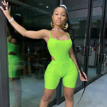 ZHYMIHRET Neon Green Bodysuit And Biker Shorts Two Pieces Set Women 2020 Summer Sporting Jogging Set Female
ZHYMIHRET Neon Green Bodysuit And Biker Shorts Two Pieces Set Women 2020 Summer Sporting Jogging Set Female